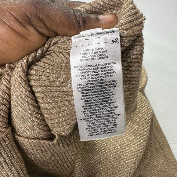 Lauren Ralph Lauren Women’s Rib Knit Blouson Sleeve Long Sleeve Sweater Size Xl - Picture 12 of 15